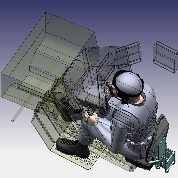 Ergo-link™ Military CAD Mannequins